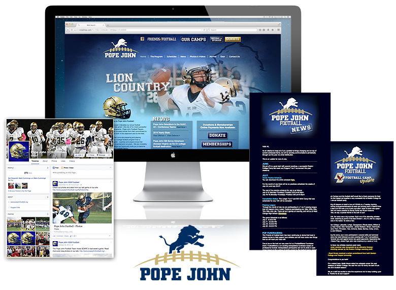 Pope John Football Integrated Campaign
